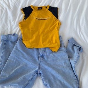 Polo Jeans Co. yellow tank